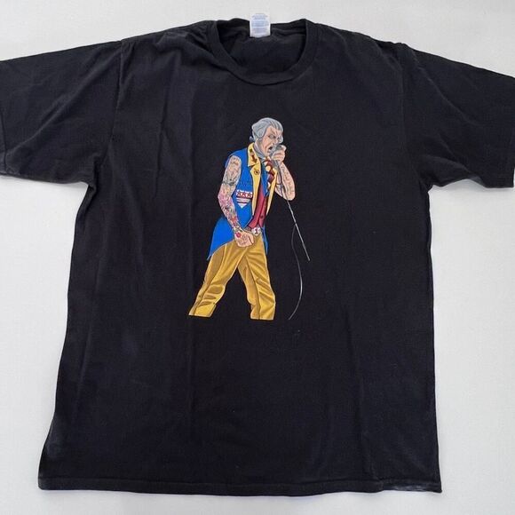 Port and Company Other - Port&Company Black Rocker George Washington Graphic Short Sleeve T-Shirt- M